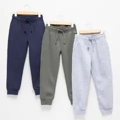 YAMP - Pack de 3 Jogger para Niño de Algodón