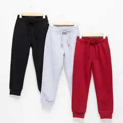 YAMP - Pack de 3 Jogger para Niño de Algodón