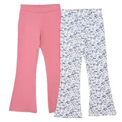 YAMP - Legging para Niña Pack de 2 unidades de Algodón