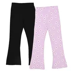 YAMP - Legging para Niña Pack de 2 unidades de Algodón