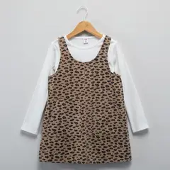 YAMP - Conjunto Vestido + Camiseta manga larga para Niña en Algodón