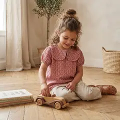 YAMP - Blusa para Niña de Algodón