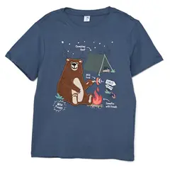 YAMP - Camiseta para Niño de Algodón