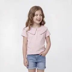 CONIGLIO - Camiseta para Niña de Algodón