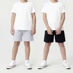 YAMP - Bermuda para Niño Pack de 2 unidades de Algodón