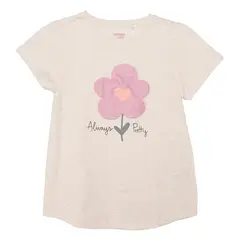 YAMP - Camiseta para Niña Manga corta de Algodón