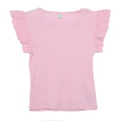 YAMP - Camiseta para Niña Sin manga de Algodón