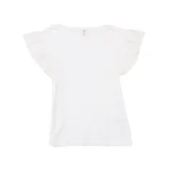 YAMP - Camiseta para Niña Sin manga de Algodón