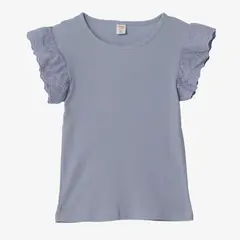 YAMP - Camiseta para Niña Sin manga de Algodón