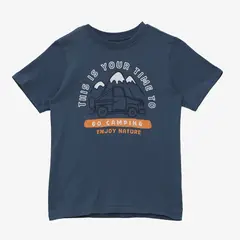 YAMP - Camiseta para Niño con Estampado Manga corta de Algodón