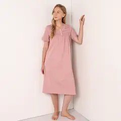 STEFANO COCCI - Bata para dormir para Mujer Manga corta de Algodón