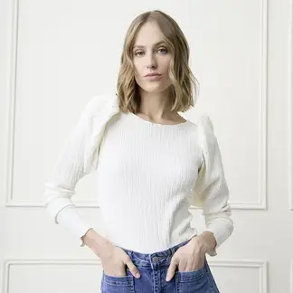 BASEMENT - Blusa Mujer Manga larga de Algodón