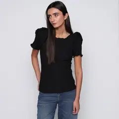 BASEMENT - Blusa Mujer Manga corta