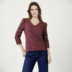 APOLOGY - Blusa Mujer Manga larga de Algodón