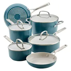 KITCHENAID - Juego de Ollas 10 pzs Antiadherente