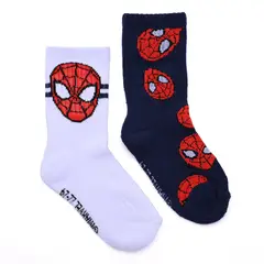 SPIDERMAN - Medias Para Niño Largo Pack De 2 Spider-Man