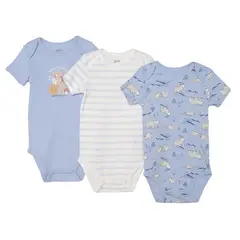 YAMP - Bodies Para Bebé niño Pack de 3 unidades de Algodón