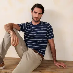 UNIVERSITY CLUB - Camiseta Hombre Manga Corta De Algodón