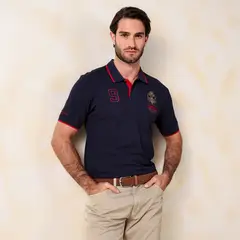 UNIVERSITY CLUB - Camiseta Hombre Manga Corta De Algodón