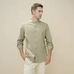 UNIVERSITY CLUB - Camisa Hombre Manga larga de Algodón