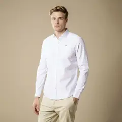 WOLF&HANK - Camisa Hombre Manga larga de Algodón Wolf & Hank