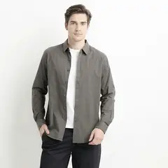 NEWPORT - Camisa Hombre Manga Larga De Algodón