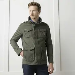LA MARTINA - Chaqueta Hombre con Estampado de Algodón