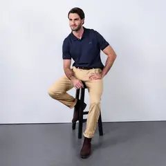 LA MARTINA - Camiseta Hombre Manga Corta De Algodón