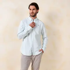 CASCAIS - Camisa Hombre Manga Larga Algodón
