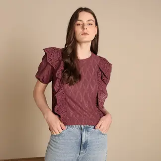 UNIVERSITY CLUB - Blusa Mujer Bordado Manga larga