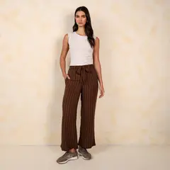 UNIVERSITY CLUB - Pantalón Wide leg