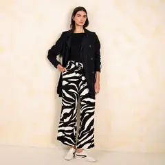 UNIVERSITY CLUB - Pantalón Wide leg
