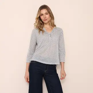 UNIVERSITY CLUB - Blusa Mujer Estampado Manga 3/4