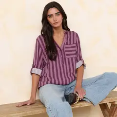 UNIVERSITY CLUB - Blusa Mujer Manga 3/4