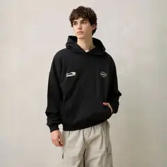 BEARCLIFF - Buzo Hombre con Estampado de Algodón