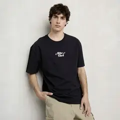 BEARCLIFF - Camiseta Hombre con Logo de Algodón