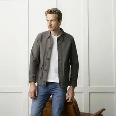 LA MARTINA - Chaqueta Hombre con Logo de Algodón