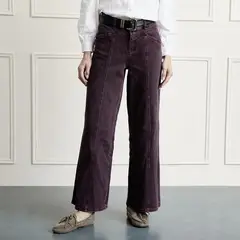 BASEMENT - Jean Mujer Wide leg Alto de Algodón