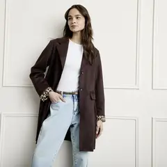 BASEMENT - Abrigo Mujer Manga larga