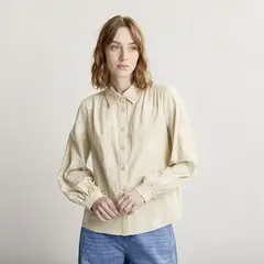 UNIVERSITY CLUB - Camisa Mujer Manga larga de Algodón