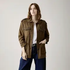 UNIVERSITY CLUB - Chaqueta Mujer con aplique Manga larga