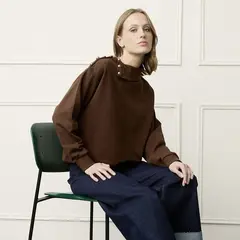 BASEMENT - Saco Mujer de Algodón