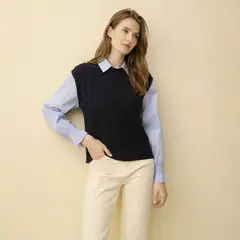 APOLOGY - Chaleco Mujer Tejido