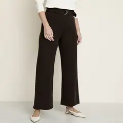 STEFANO COCCI - Pantalón Wide leg Mujer Tiro medio