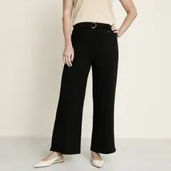 S COCCI - Pantalón Wide leg Mujer Tiro medio Stefano cocci