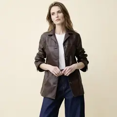 APOLOGY - Chaqueta Efecto cuero Mujer