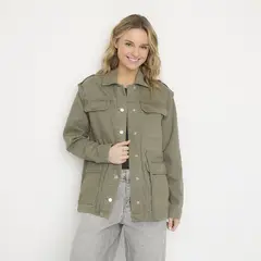 SYBILLA - Chaqueta de jean Mujer de Algodón
