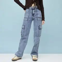 DOO AUSTRALIA - Jean Cargo Mujer De Algodón