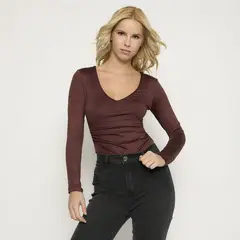 MOSSIMO - Body Mujer Manga larga