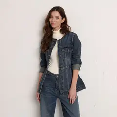 SYBILLA - Chaqueta de jean Mujer de Algodón